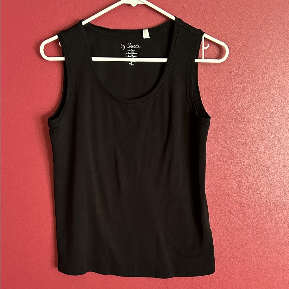 Chico’s Black Sleeveless Top